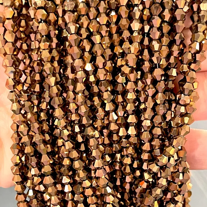 4mm Crystal Bicone Beads PBC4B9 Peppy Beads Earrings