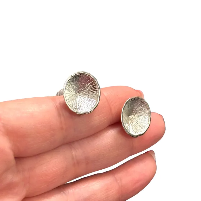 Earrings Peppy Beads Rhodium Plated Brass Stud Earrings 2 pcs in a pack Earrings Peppy Beads Rhodium Plated Brass Stud Earrings 2 pcs in a pack