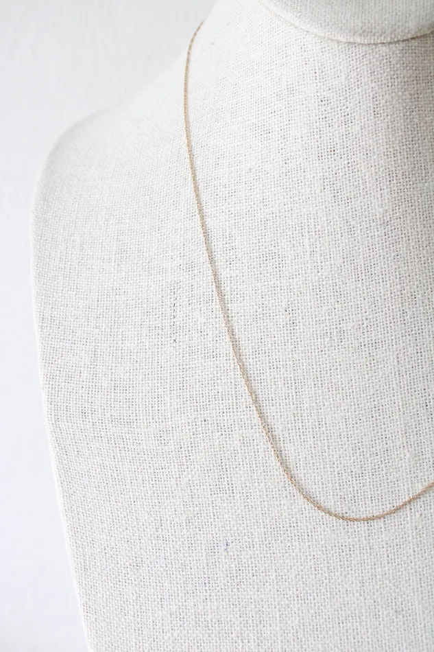 Jubilee Thrift Necklaces 585 Yellow Gold Delicate Chain Necklace