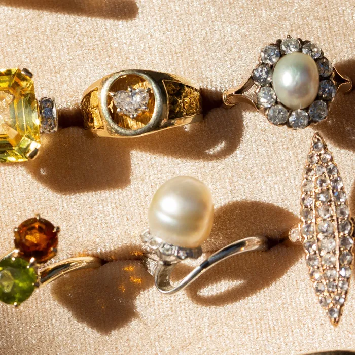 Antique Rings Edwardian Baroque Pearl Diamond and Platinum Ring