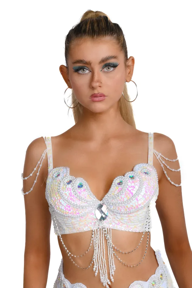 Earrings THE LUMI SHOP Pearl Mermaid Carnival Set 3 pc
