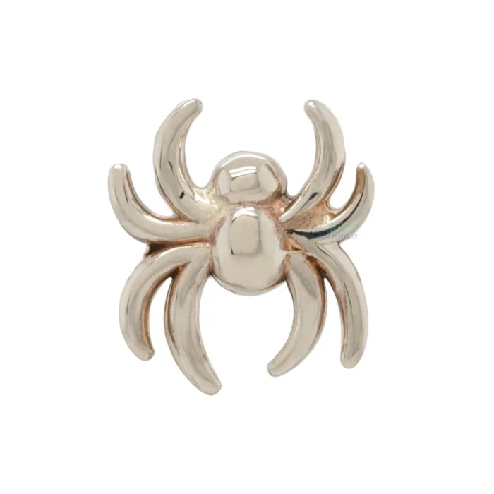 Earrings threadless Spider Pin in Gold LeRoi