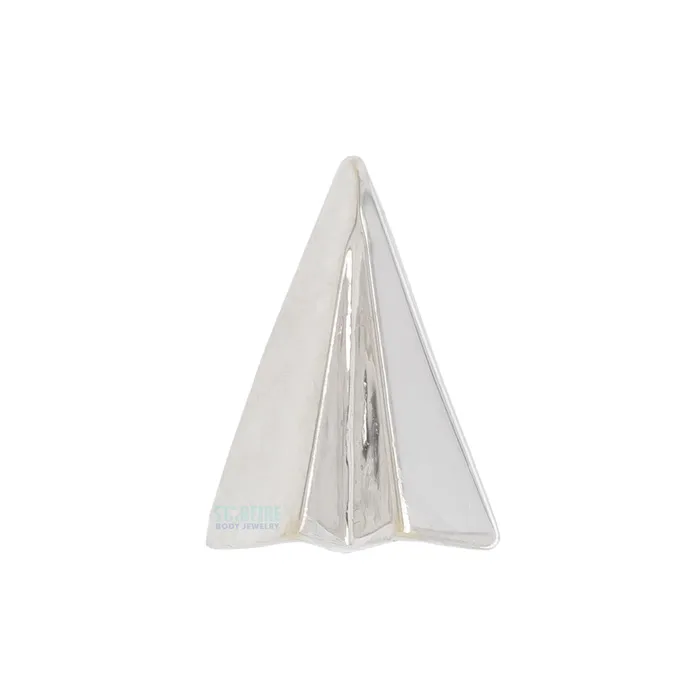 Junipurr Jewelry Earrings threadless Paper Plane End in Gold
