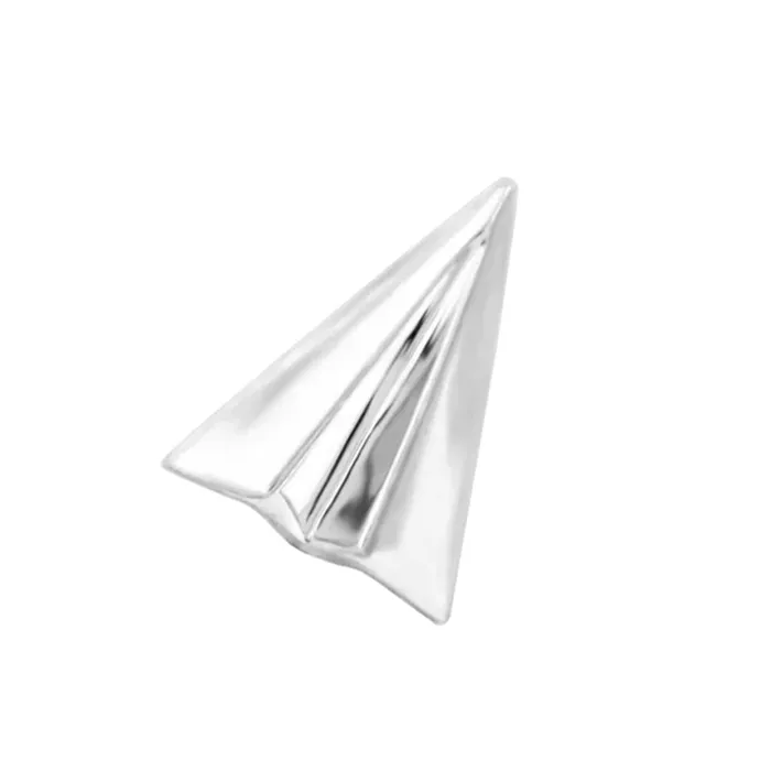 Junipurr Jewelry Earrings threadless Paper Plane End in Gold