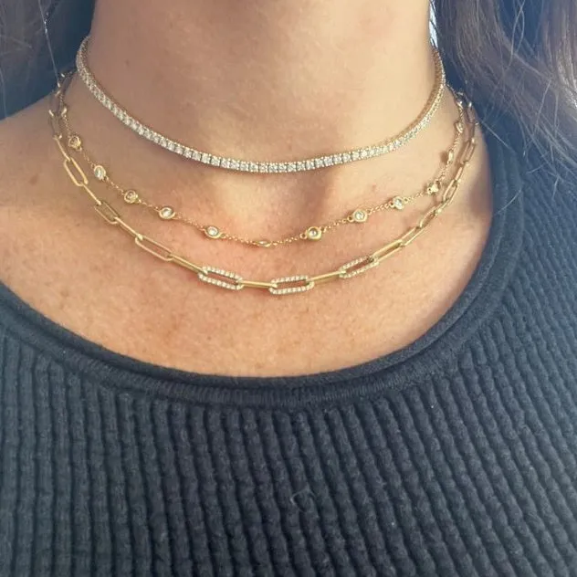Necklaces Diamond Tennis Choker Alexis Jae