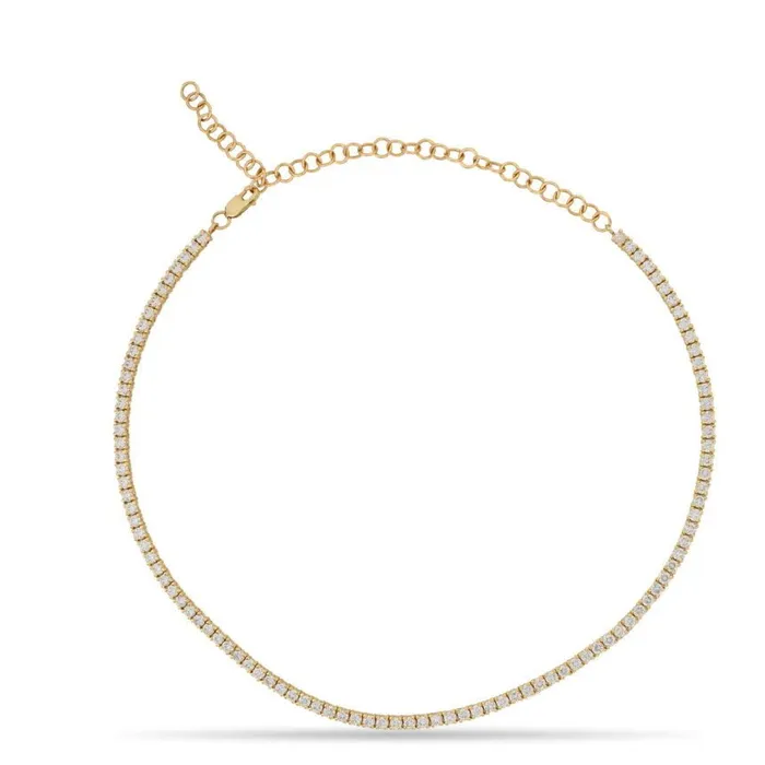 Necklaces Diamond Tennis Choker Alexis Jae