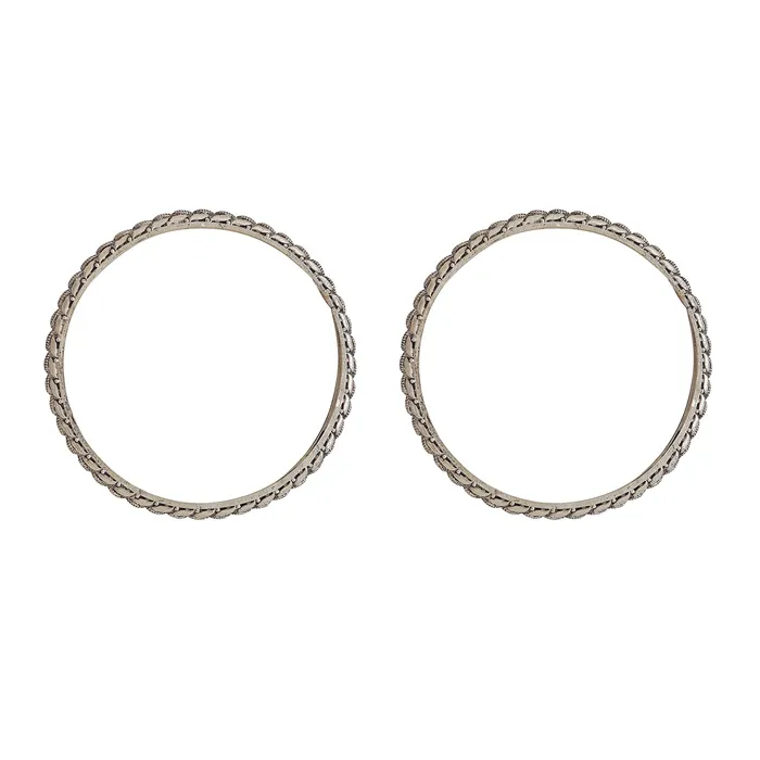 Rings Teejh Kamboja Silver Oxidized Bangles