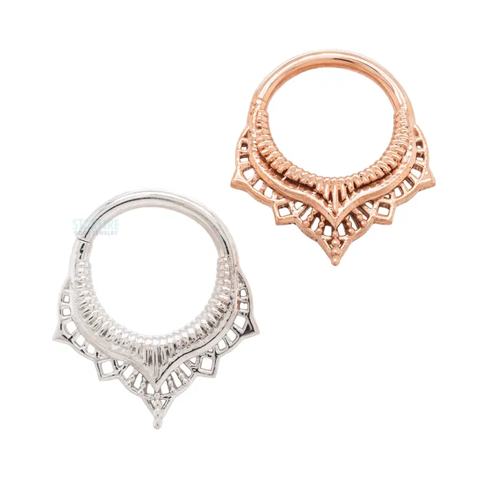Tawapa Rings Lily Continuous Ring in Gold