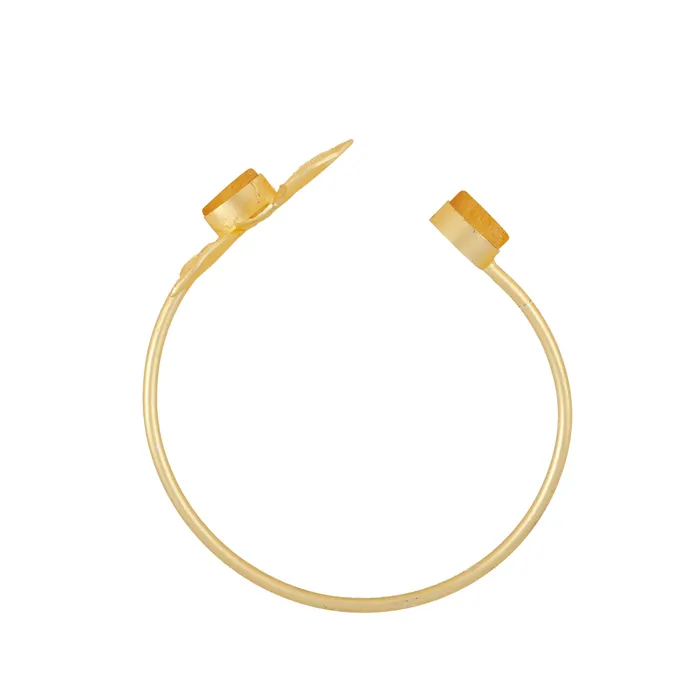 Teejh Bracelets Teejh Juhi Orange Flower Bracelet