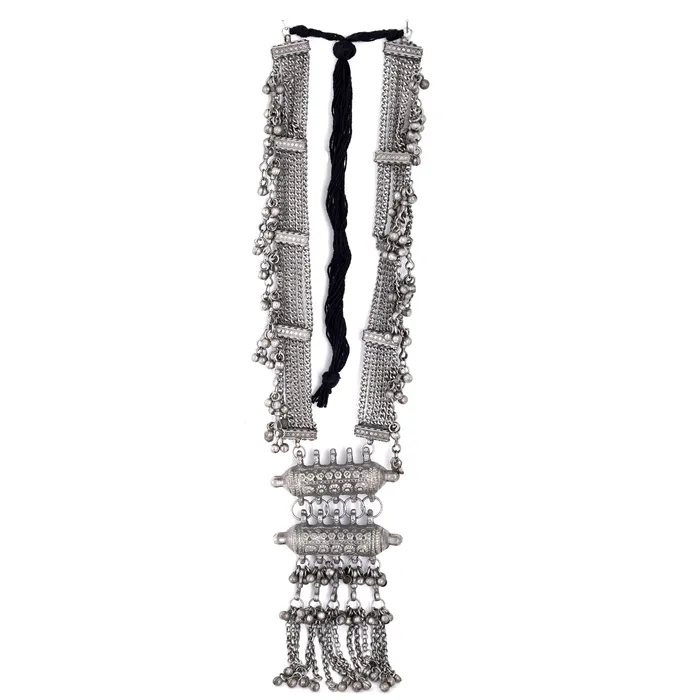 Teejh Rings Teejh Ektara Silver Oxidised Ghungroo Jewelry Gift Set