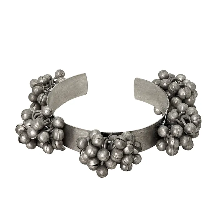 Teejh Rings Teejh Ektara Silver Oxidised Ghungroo Jewelry Gift Set