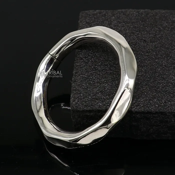925 sterling silver plain shiny bright bangle bracelet kada excellent gifting stylish fancy bangle mens or girls kada jewelry nsk746 TRIBAL ORNAMENTS Bracelets 925 sterling silver plain shiny bright bangle bracelet kada excellent gifting stylish fancy bangle mens or girls kada jewelry nsk746 TRIBAL ORNAMENTS Bracelets