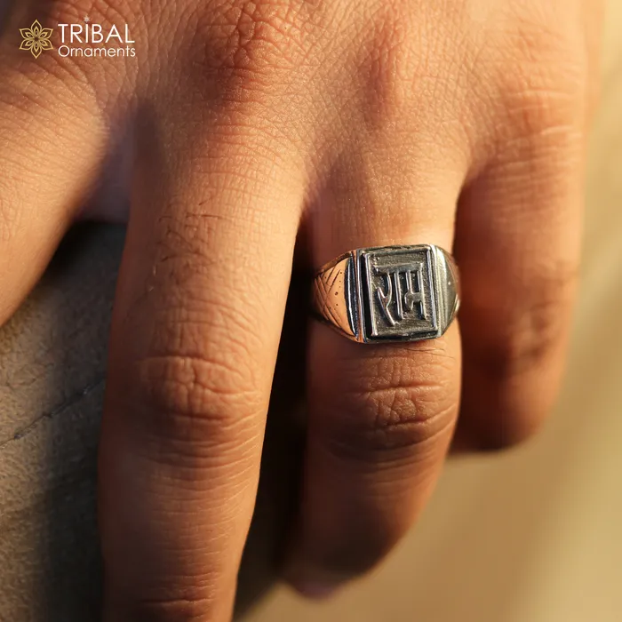 925 sterling silver ram ji design ring mens Jewelry sr761 TRIBAL ORNAMENTS Rings 925 sterling silver ram ji design ring mens Jewelry sr761 TRIBAL ORNAMENTS Rings