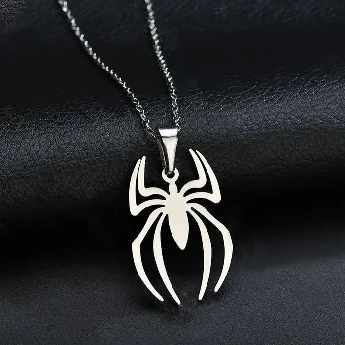 AZ1013 Stainless Steel Spider Necklace with FREE Earrings Iris Fashion Jewelry Necklaces AZ1013 Stainless Steel Spider Necklace with FREE Earrings Iris Fashion Jewelry Necklaces