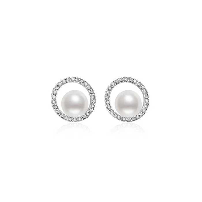 Earrings Pearly Lustre Elegant Freshwater Pearl Earrings WE00237