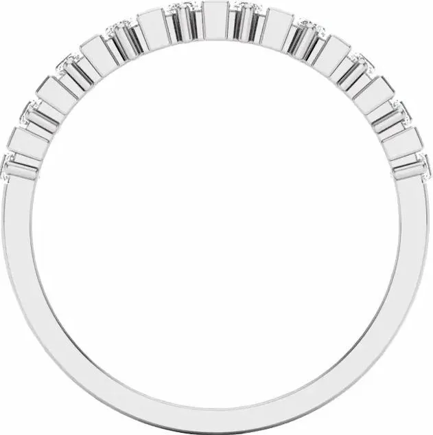 Fabianna 34 CTW Diamond Anniversary Band Fire Brilliance Rings