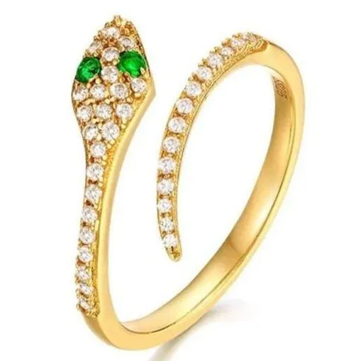 Jewelvers Rings 14K GoldFilled Snake Ring