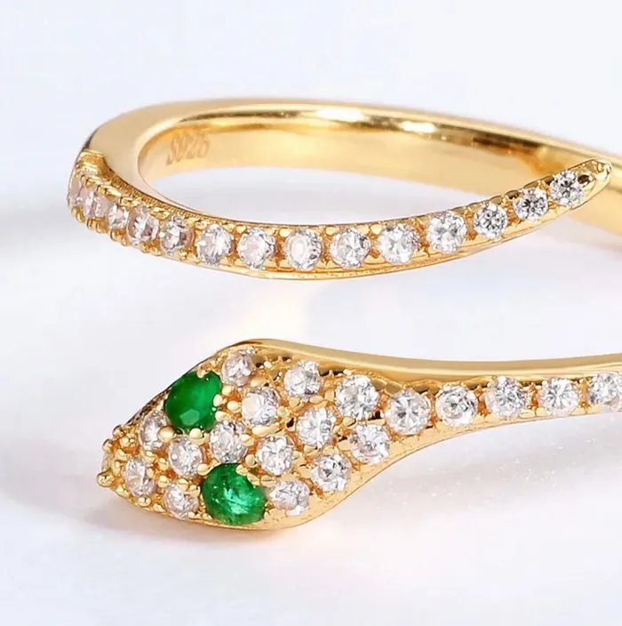 Jewelvers Rings 14K GoldFilled Snake Ring Jewelvers Rings 14K GoldFilled Snake Ring