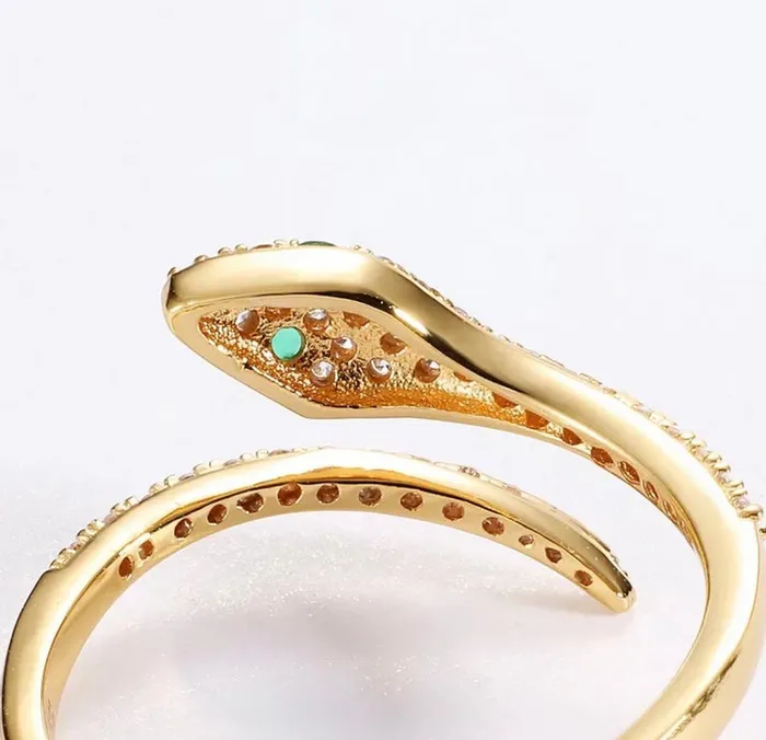 Jewelvers Rings 14K GoldFilled Snake Ring Jewelvers Rings 14K GoldFilled Snake Ring