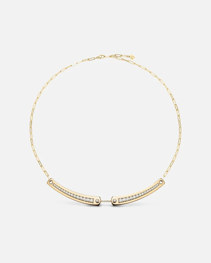 Mood Tuxedo Mood Necklace in Yellow Gold Necklaces