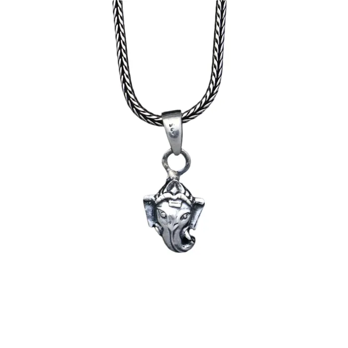 Necklaces TRIBAL ORNAMENTS 925 Sterling silver handmade lord Ganesha pendant nsp862 Necklaces TRIBAL ORNAMENTS 925 Sterling silver handmade lord Ganesha pendant nsp862