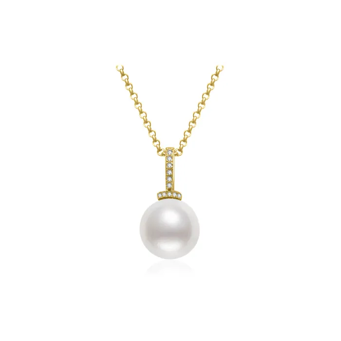 Pearly Lustre Top Grade Edison Pearl Necklace WN00654 Necklaces
