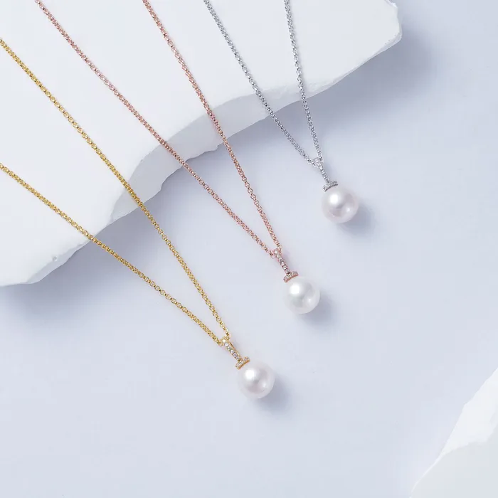 Pearly Lustre Top Grade Edison Pearl Necklace WN00654 Necklaces