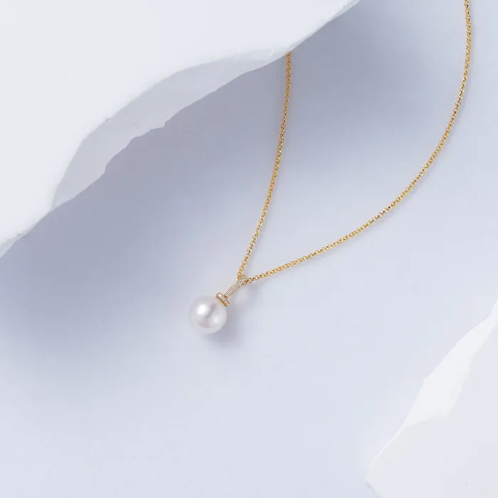 Pearly Lustre Top Grade Edison Pearl Necklace WN00654 Necklaces