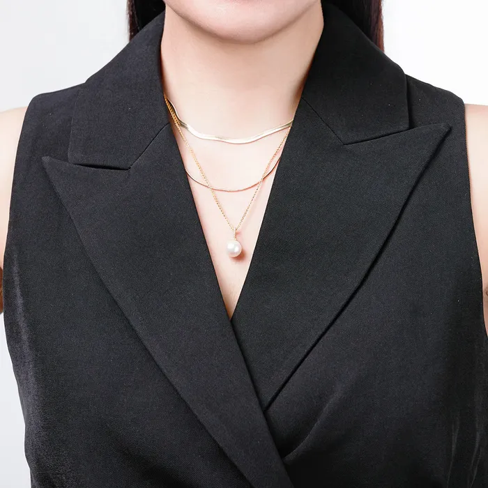 Pearly Lustre Top Grade Edison Pearl Necklace WN00654 Necklaces