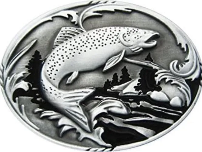 POLLY Earrings BU175 Fish Belt Buckle