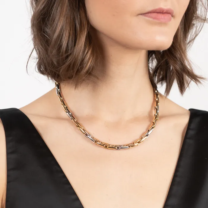 PreOwned TriTone Sapphire Necklace STORE 5a Necklaces