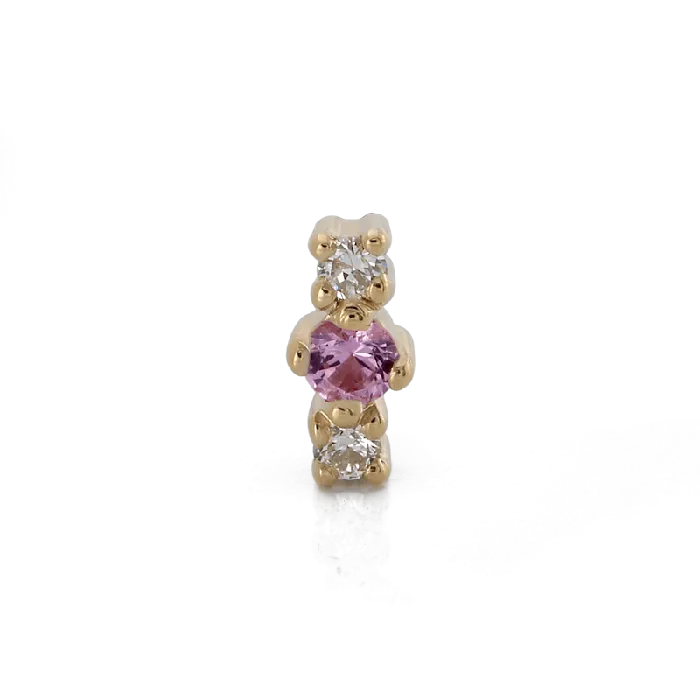 Suzanne Kalan Necklaces Magic Trio Pink Sapphire