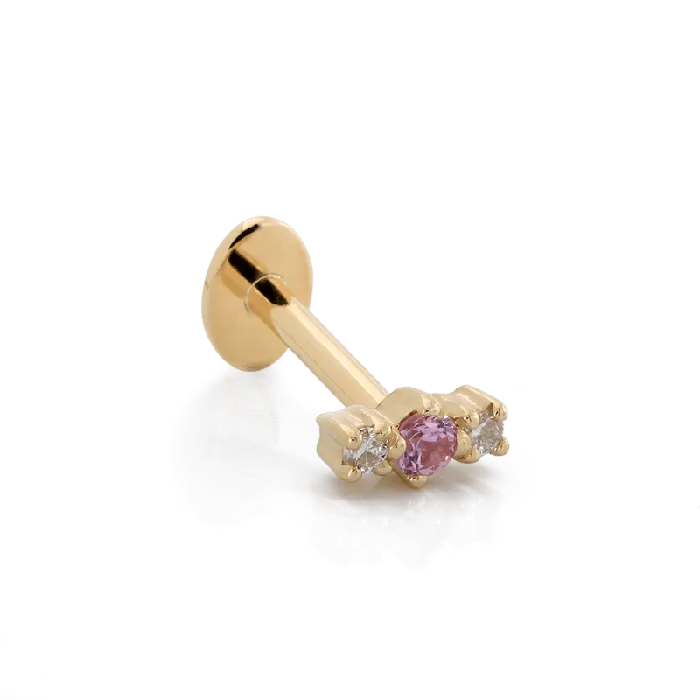 Suzanne Kalan Necklaces Magic Trio Pink Sapphire