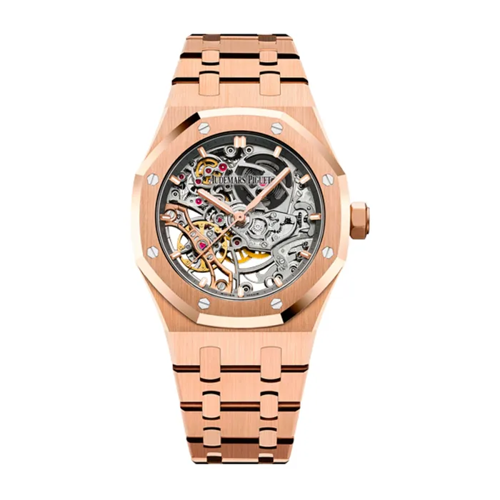 Audemars Piguet Bracelets Audemars Piguet Royal Oak Openworked Double Balance Wheel 37mm Watch Ref 15467OROO1256OR01 Skeleton Dial 18K Rose Gold Bracelet Audemars Piguet Bracelets Audemars Piguet Royal Oak Openworked Double Balance Wheel 37mm Watch Ref 15467OROO1256OR01 Skeleton Dial 18K Rose Gold Bracelet