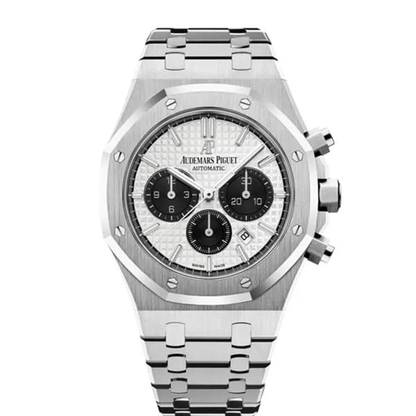 Bracelets Audemars Piguet Audemars Piguet Royal Oak Selfwinding Chronograph 41mm Mens Watch Ref 26331STOO1220ST03 White Dial Stainless Steel Bracelet Bracelets Audemars Piguet Audemars Piguet Royal Oak Selfwinding Chronograph 41mm Mens Watch Ref 26331STOO1220ST03 White Dial Stainless Steel Bracelet