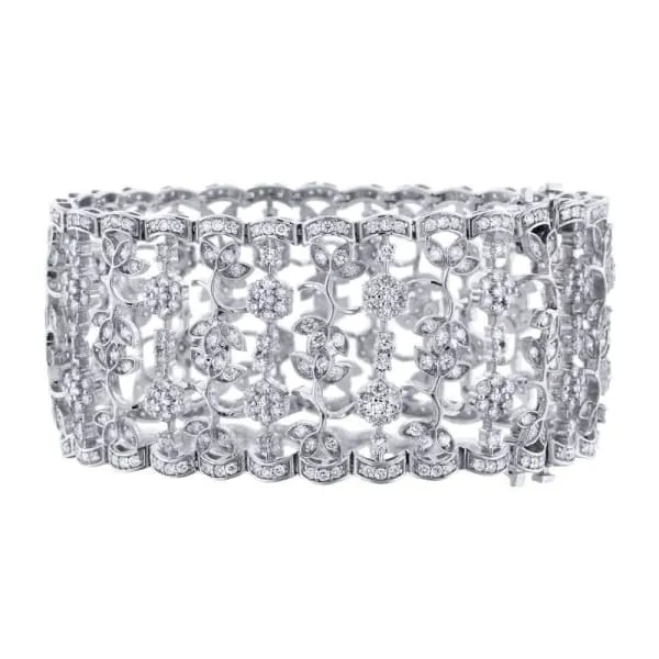 Bracelets Diamond Source NYC 14kt white gold diamond bracelet 1300ct diamonds BRA40875 Bracelets Diamond Source NYC 14kt white gold diamond bracelet 1300ct diamonds BRA40875
