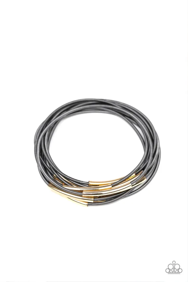 Bracelets Paparazzi Bracelet Stretch Your Boundaries Black Paparazzi Jewelry