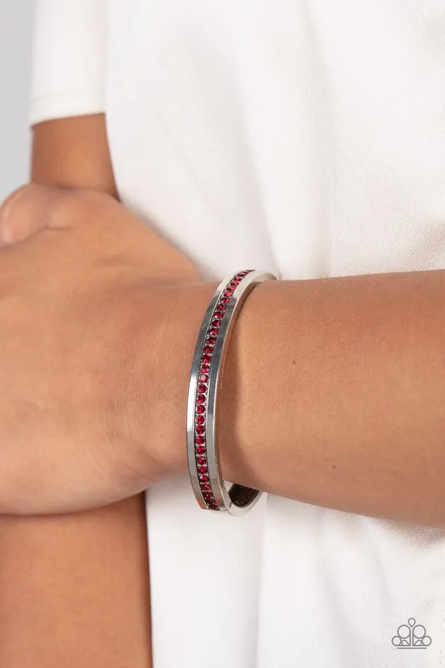 Bracelets Paparazzi Bracelet Urban Reign Red Paparazzi Jewelry