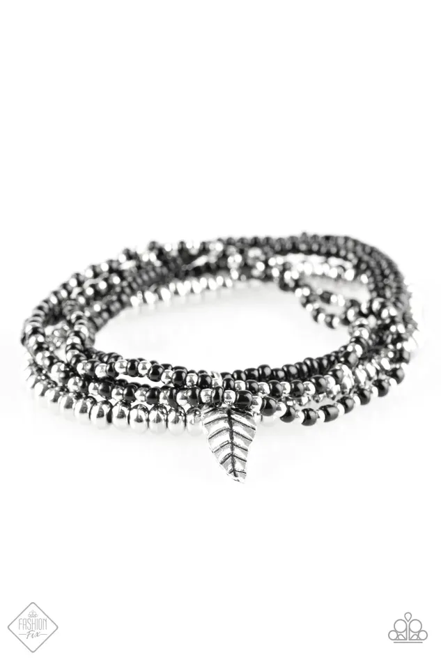 Bracelets Paparazzi Bracelet West Wing Black Paparazzi Jewelry