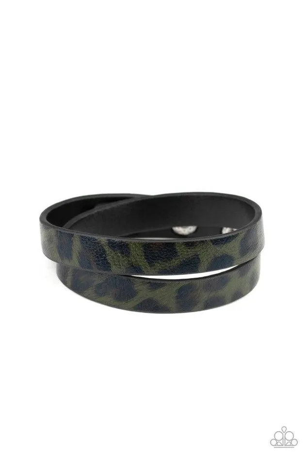Bracelets Paparazzi Jewelry Paparazzi Bracelet All GRRirl Green