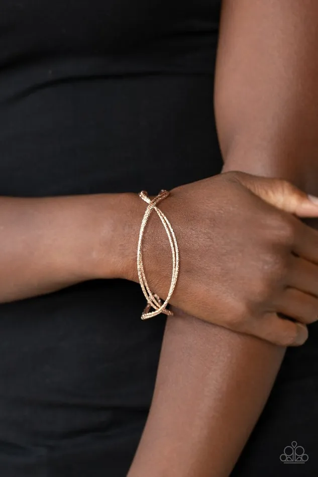 Bracelets Paparazzi Jewelry Paparazzi Bracelet Bending Over Backwards Rose Gold