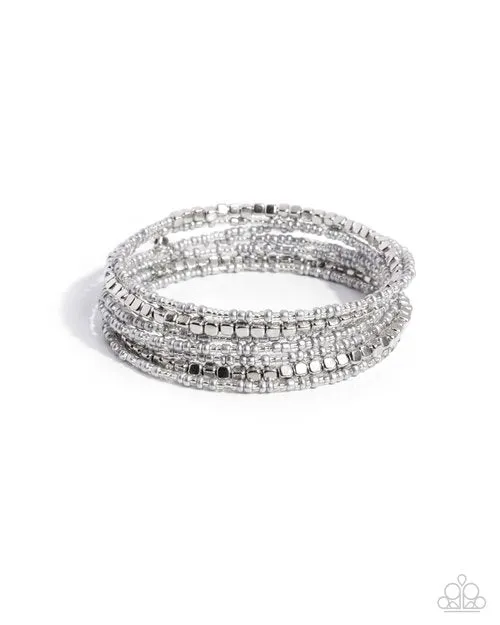 Bracelets Paparazzi Jewelry Paparazzi Bracelet Best Way to Unwind Silver Bracelets Paparazzi Jewelry Paparazzi Bracelet Best Way to Unwind Silver