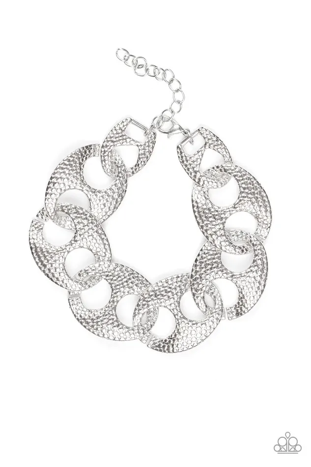 Bracelets Paparazzi Jewelry Paparazzi Bracelet Casual Connoisseur Silver