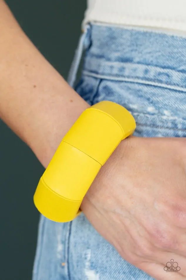 Bracelets Paparazzi Jewelry Paparazzi Bracelet Coconut Cove Yellow