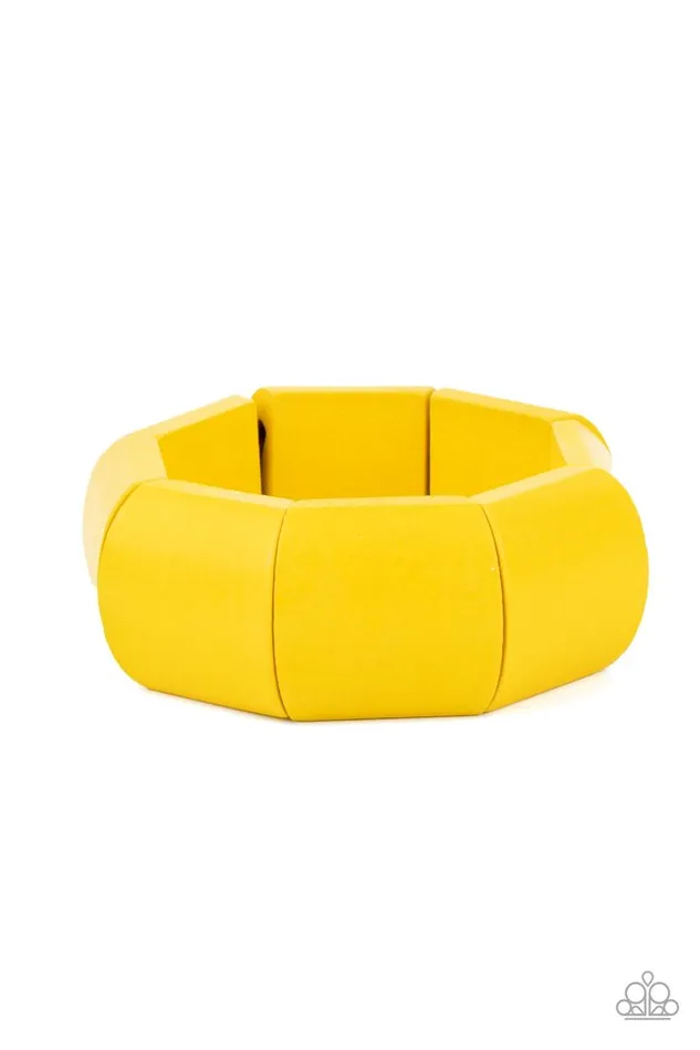 Bracelets Paparazzi Jewelry Paparazzi Bracelet Coconut Cove Yellow
