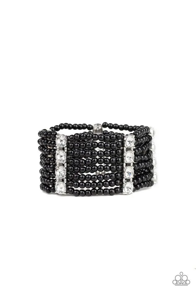 Bracelets Paparazzi Jewelry Paparazzi Bracelet Get In Line Black