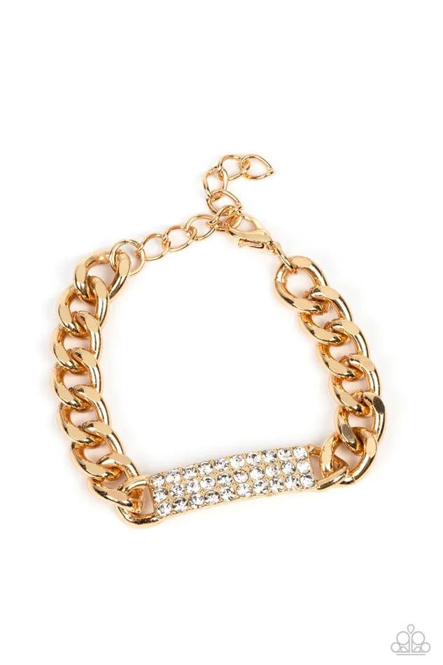 Bracelets Paparazzi Jewelry Paparazzi Bracelet Icy Impact Gold Bracelets Paparazzi Jewelry Paparazzi Bracelet Icy Impact Gold