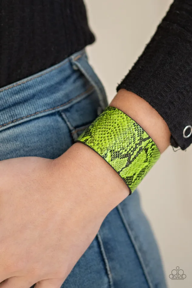 Bracelets Paparazzi Jewelry Paparazzi Bracelet Its a Jungle Out There Green