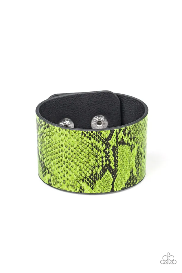 Bracelets Paparazzi Jewelry Paparazzi Bracelet Its a Jungle Out There Green