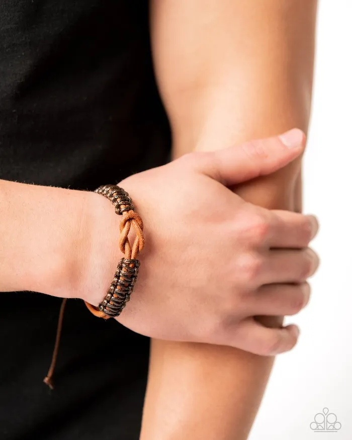 Bracelets Paparazzi Jewelry Paparazzi Bracelet Nautical Myth Brown